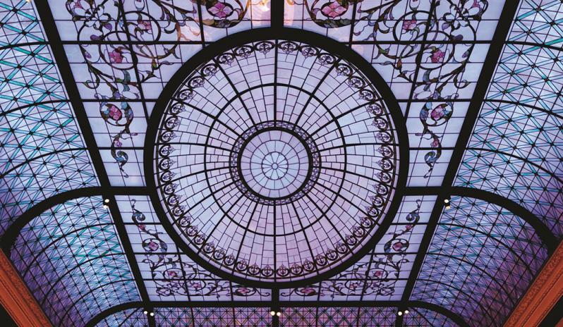 The Plaza Hotel New York - Palm Court Cieling